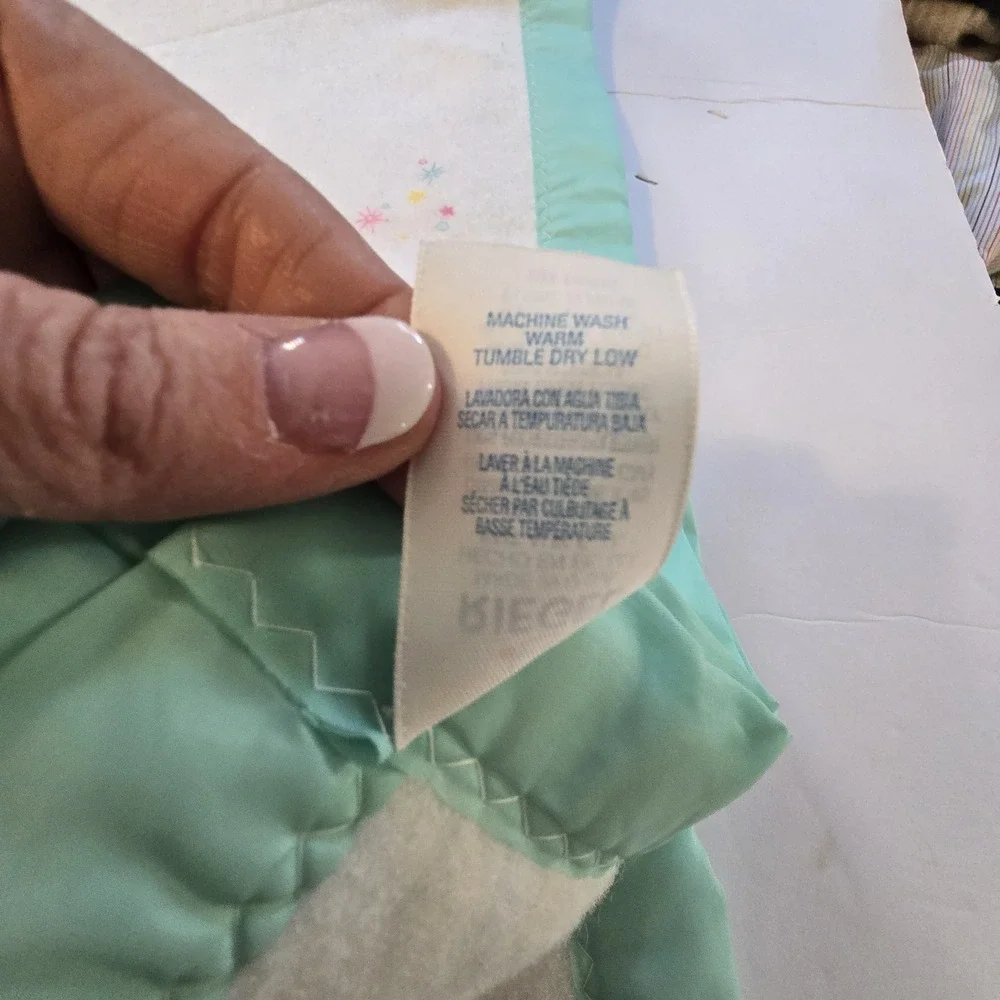 Vintage Riegel Teddy‎ Beddy Bear Baby Blanket Satin Trim 36